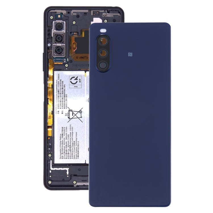 Cache arrière de batterie d'origine avec empreinte digitale pour Sony Xperia 10 II