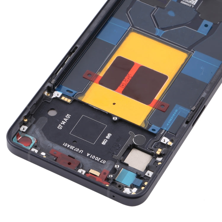 Pour OPPO Reno6 5G PEQM00 CPH2251 boîtier avant d'origine cadre LCD plaque de lunette