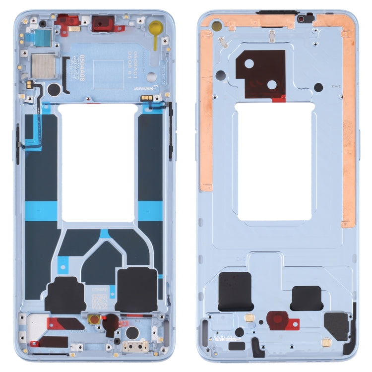 Pour OPPO Reno6 5G PEQM00 CPH2251 boîtier avant d'origine cadre LCD plaque de lunette