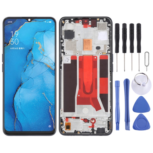 Écran LCD d'origine et numériseur, assemblage complet avec cadre, pour OPPO Reno3 5G/Reno3 Youth/F15/Find X2 Lite/K7 5G