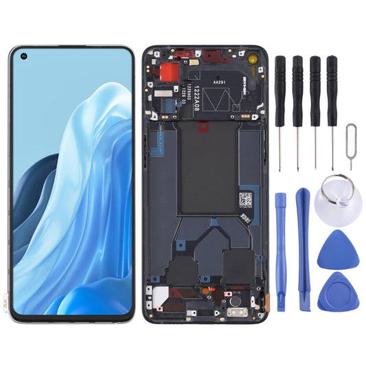 Écran LCD d'origine et numériseur, assemblage complet avec cadre pour OPPO Reno7 5G, chine PFJM10