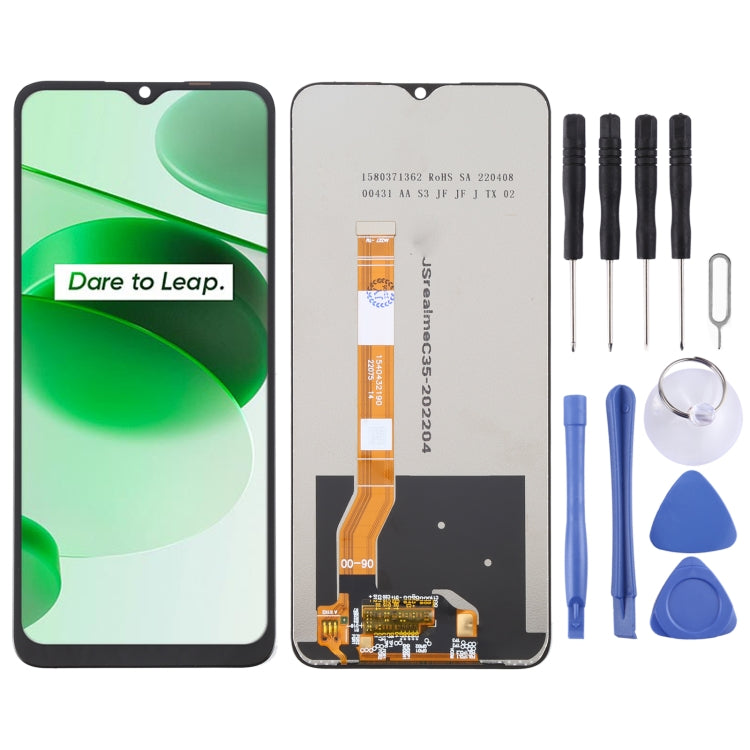 Ensemble complet d'écran LCD et de numériseur pour OPPO Realme C35, For Realme C35
