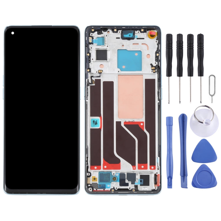 Écran LCD d'origine et numériseur, assemblage complet avec cadre pour OPPO Reno6 Pro 5G PEPM00 CPH2249