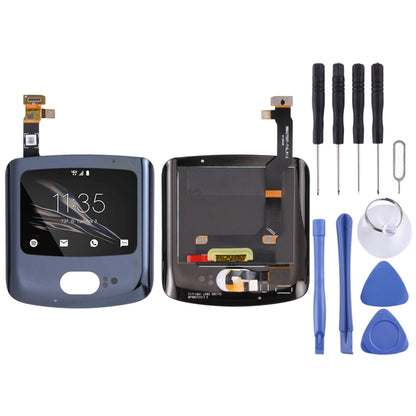Écran LCD secondaire d'origine et numériseur complet pour Motorola Razr 5G