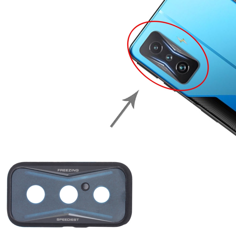 Cadre d'objectif de caméra arrière pour Xiaomi Redmi K50 Gaming/Poco F4 GT