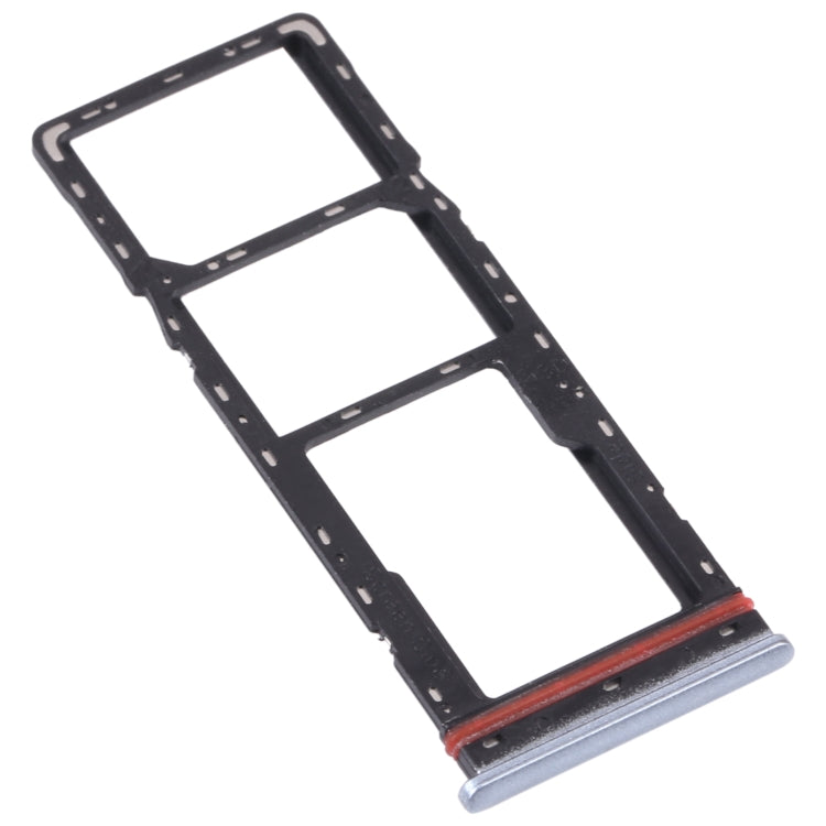 Pour Tecno Camon 17 CG6 CG6J plateau de carte SIM + plateau de carte SIM + plateau de carte Micro SD