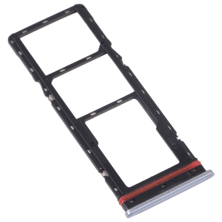 Pour Tecno Camon 17 CG6 CG6J plateau de carte SIM + plateau de carte SIM + plateau de carte Micro SD