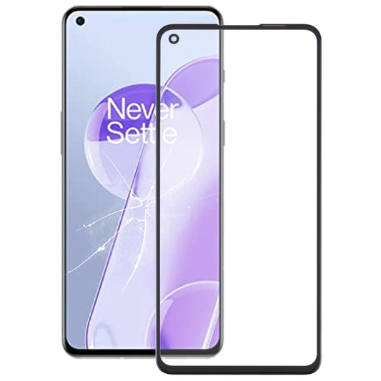 Lentille extérieure en verre pour écran avant OnePlus 9RT 5G MT2110 MT2111, avec adhésif optiquement transparent OCA