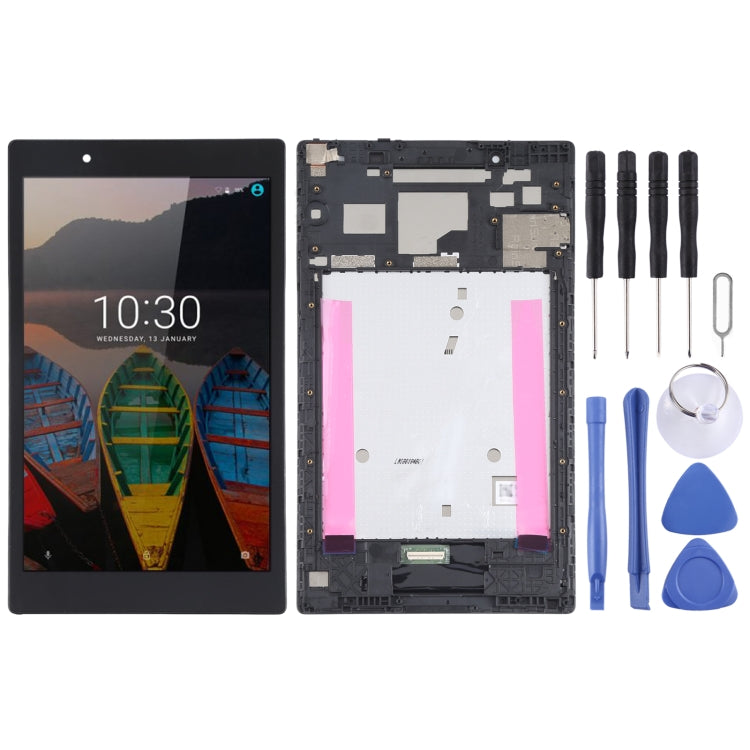 Écran LCD et numériseur assemblage complet avec cadre pour Lenovo Tab3 8 Plus TB-8703X TB-8703 TB-8703F TB-8703N