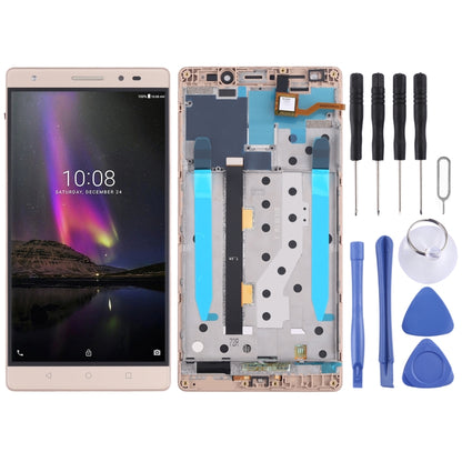 Écran LCD et numériseur assemblage complet avec cadre pour Lenovo Phab2 Plus PB2-670N PB2-670M PB2-670Y