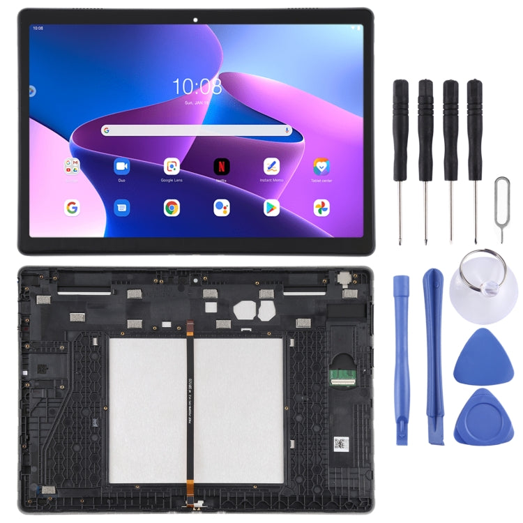 Écran LCD et numériseur assemblage complet avec cadre pour Lenovo Tab 5 Plus/M10 TB-X605L TB-X605F TB-X605M TB-X605