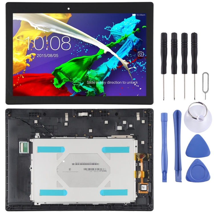 Écran LCD et numériseur complet avec cadre pour Lenovo Tab 2 A10-70 A10-70F A10-70L