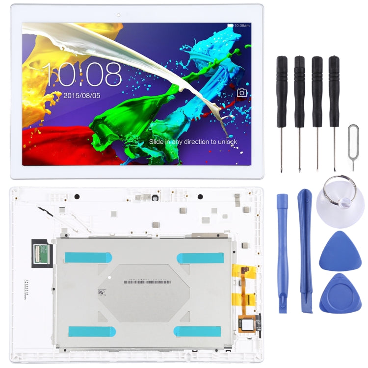 Écran LCD et numériseur complet avec cadre pour Lenovo Tab 2 A10-70 A10-70F A10-70L
