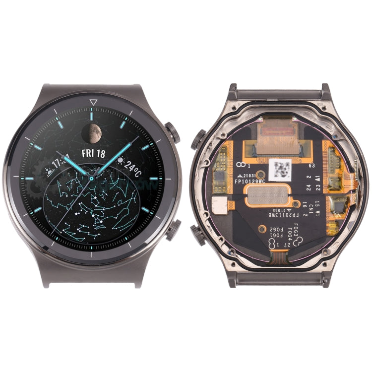 Écran LCD et numériseur en matériau saphir d'origine, assemblage complet avec cadre, pour Huawei Watch GT 2 Pro VID-B19