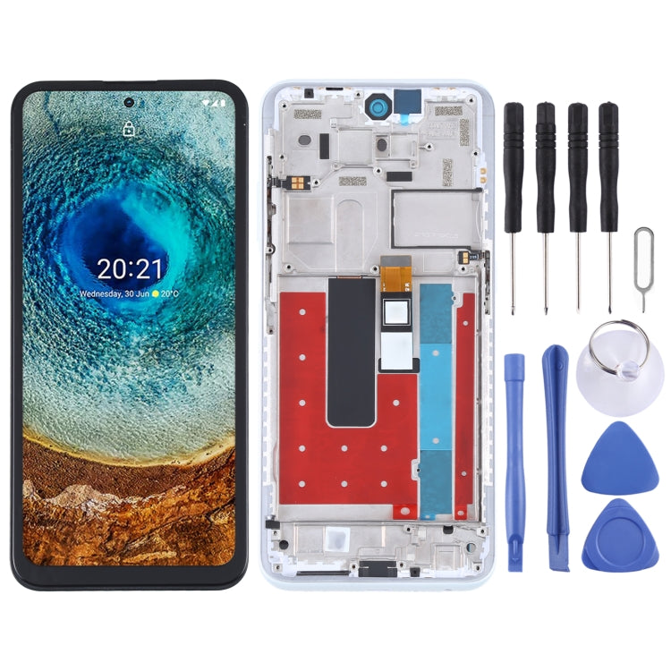 Écran LCD et numériseur complet avec cadre pour Nokia X10 TA-1350 TA-1332