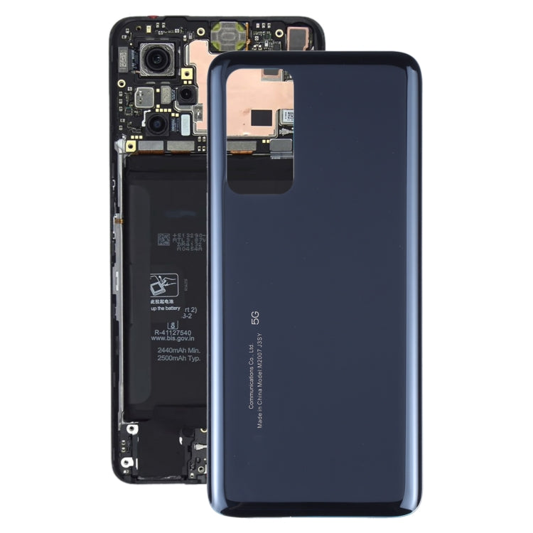 Couvercle arrière de batterie en verre pour Xiaomi Redmi K30S/Mi 10T/Mi 10T Pro