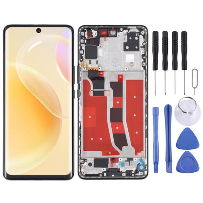 Écran LCD d'origine et numériseur complet avec cadre pour Huawei Nova 8 5G