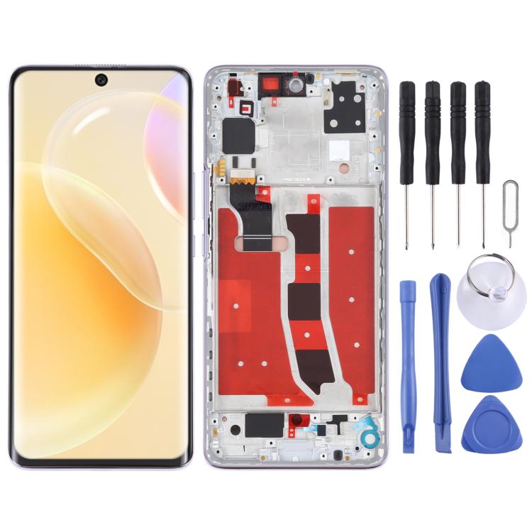 Écran LCD d'origine et numériseur complet avec cadre pour Huawei Nova 8 5G