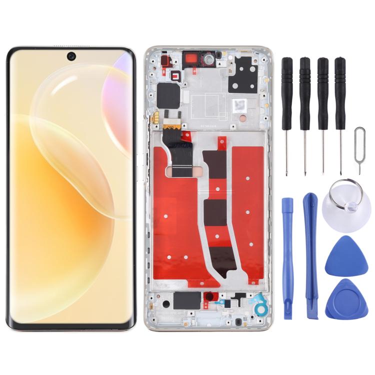 Écran LCD d'origine et numériseur complet avec cadre pour Huawei Nova 8 5G