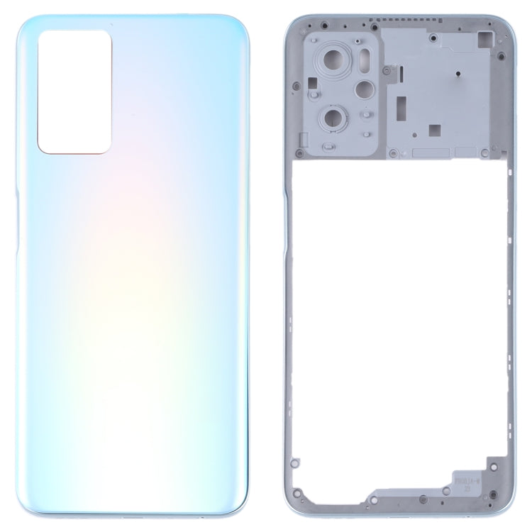Pour couvercle arrière de batterie OPPO A36/A76 avec cadre central