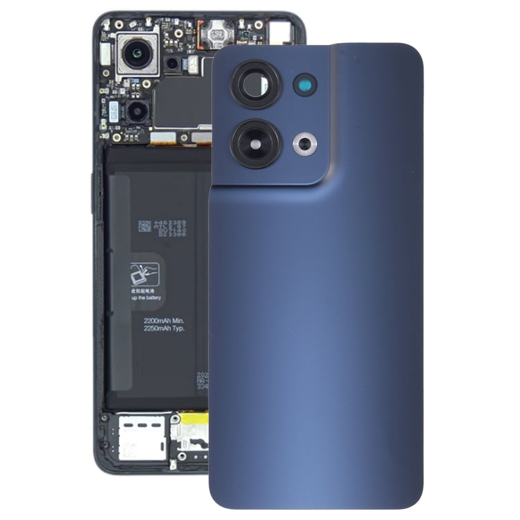 Couvercle arrière de batterie d'origine pour OPPO Reno8, avec couvercle d'objectif d'appareil photo
