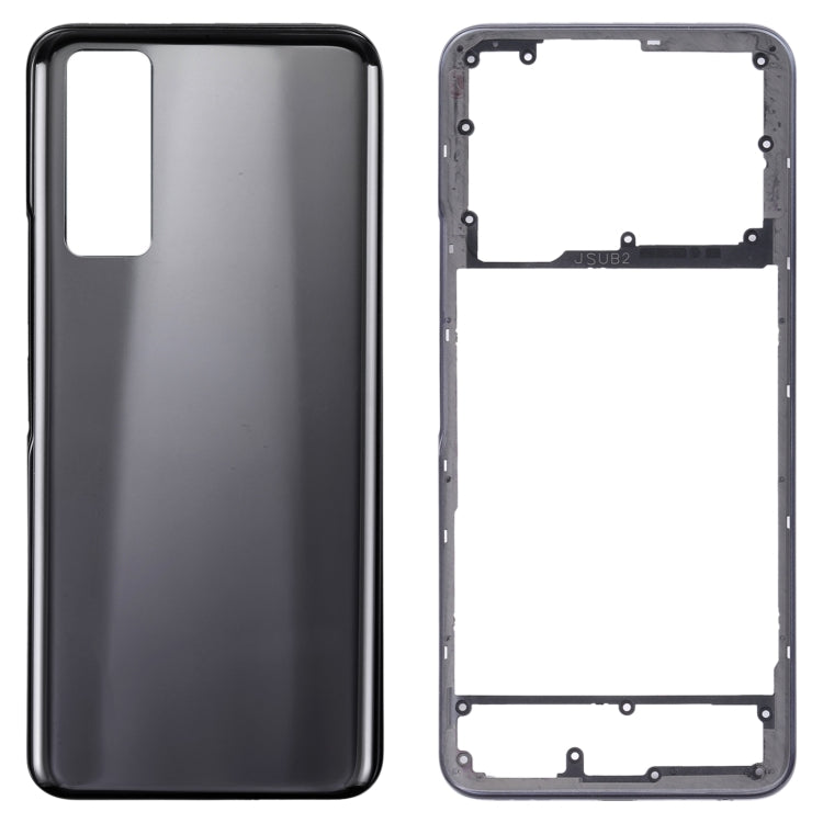 Coque arrière de batterie pour Vivo Y53s 5G, avec cadre central