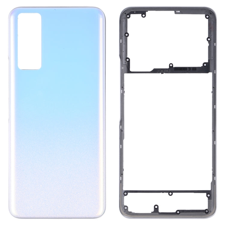 Coque arrière de batterie pour Vivo Y53s 5G, avec cadre central