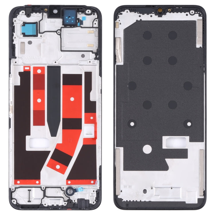 Pour OPPO A57 5G, boîtier avant, cadre LCD, plaque de lunette