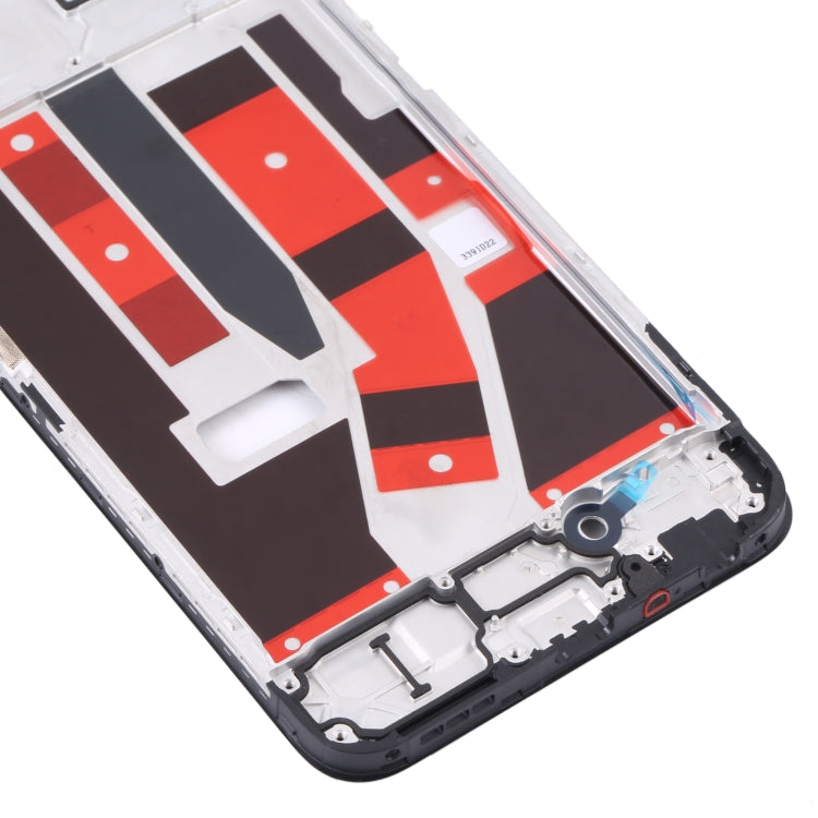 Pour OPPO A57 5G, boîtier avant, cadre LCD, plaque de lunette