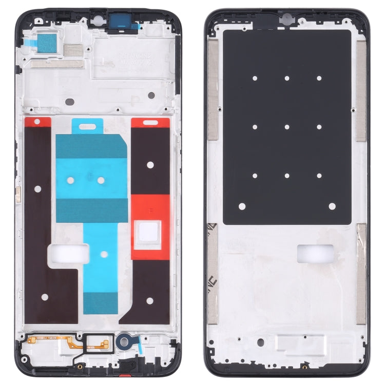 Pour Realme C35, boîtier avant, cadre LCD, plaque de lunette, For OPPO Realme C35