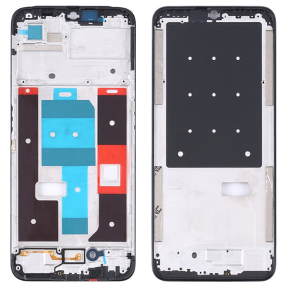 Pour Realme C35, boîtier avant, cadre LCD, plaque de lunette, For OPPO Realme C35