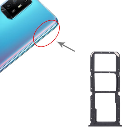Pour OPPO A95 4G/Reno6 Lite Plateau de carte SIM + Plateau de carte SIM + Plateau de carte Micro SD