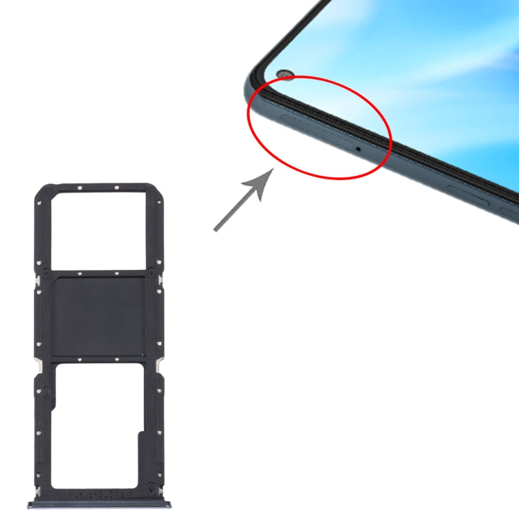 Pour OnePlus Nord N200 5G DE2118 / DE2117 Plateau de carte SIM + Plateau de carte Micro SD
