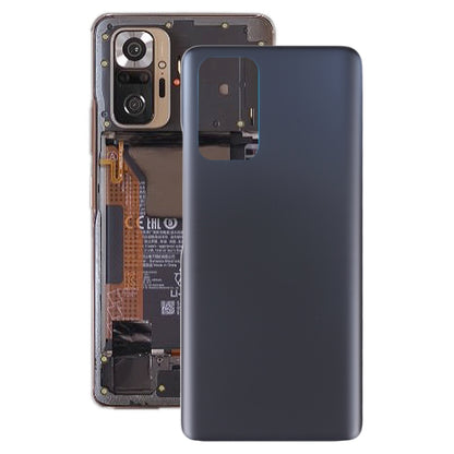 Couvercle arrière de batterie en verre pour Xiaomi Redmi Note 10 Pro/Redmi Note 10 Pro Max/Redmi Note 10 Pro Inde