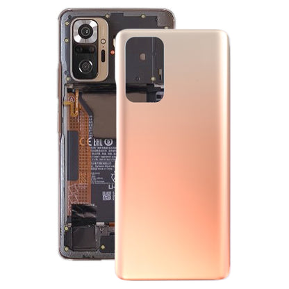 Couvercle arrière de batterie en verre pour Xiaomi Redmi Note 10 Pro/Redmi Note 10 Pro Max/Redmi Note 10 Pro Inde