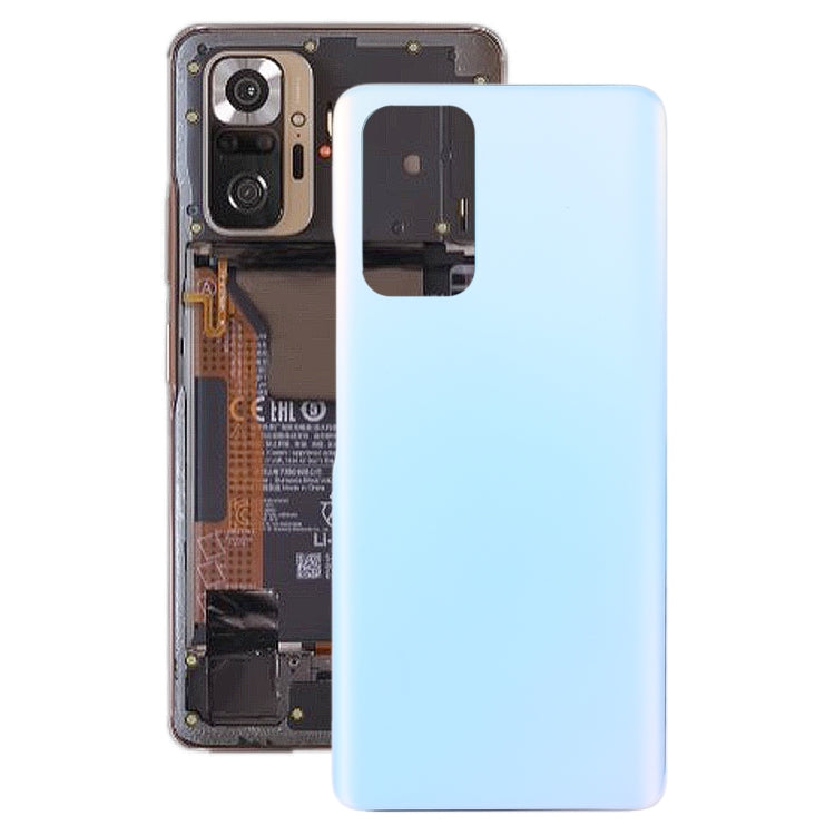 Couvercle arrière de batterie en verre pour Xiaomi Redmi Note 10 Pro/Redmi Note 10 Pro Max/Redmi Note 10 Pro Inde