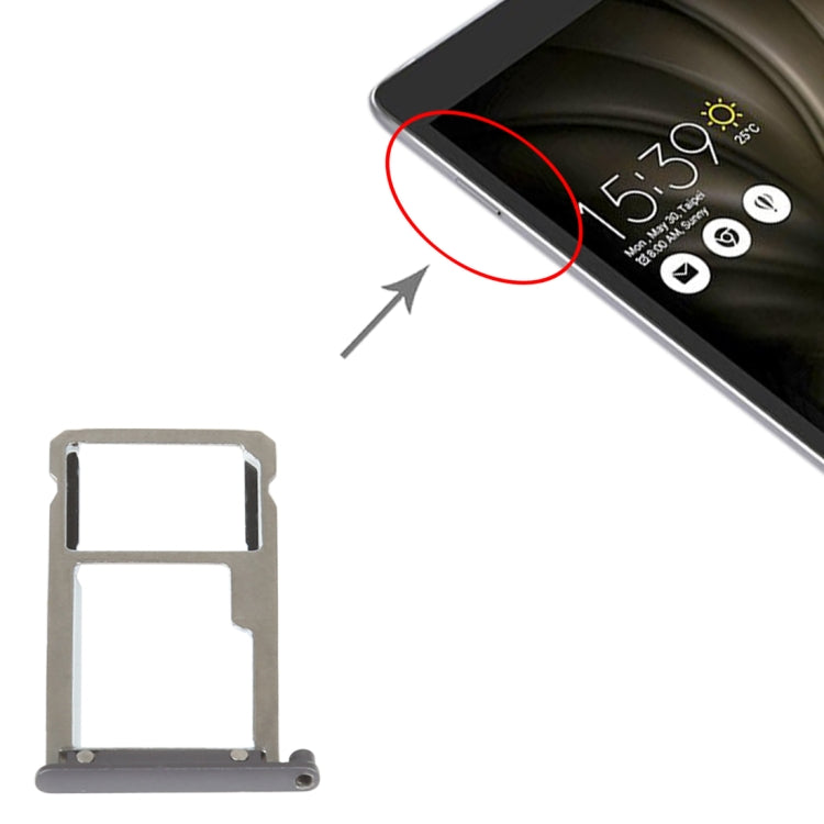 Pour Asus ZenPad 3S 10 Z500KL P001 plateau de carte SIM d'origine + plateau de carte Micro SD