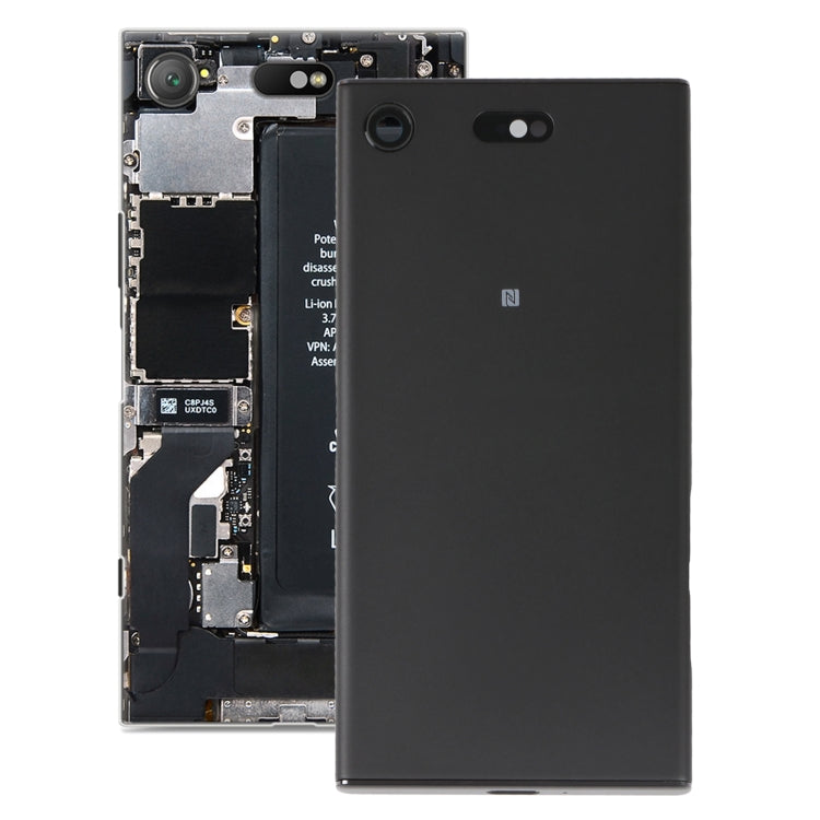 Cache arrière de batterie d'origine avec cache d'objectif d'appareil photo pour Sony Xperia XZ1 Compact