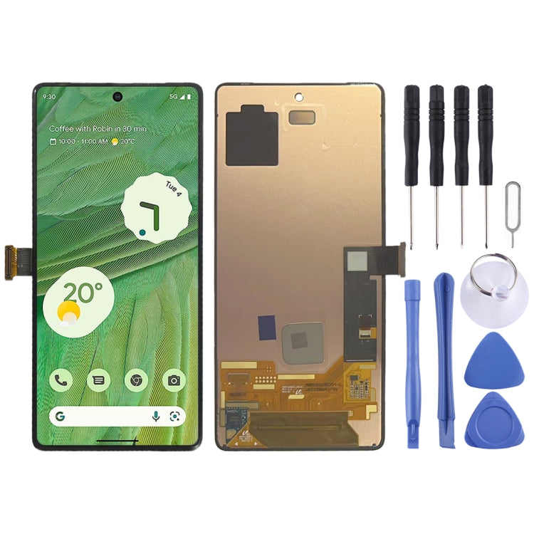 Écran LCD AMOLED d'origine pour Google Pixel 7 GVU6C, GQML3 avec assemblage complet de numériseur, For Google Pixel 7