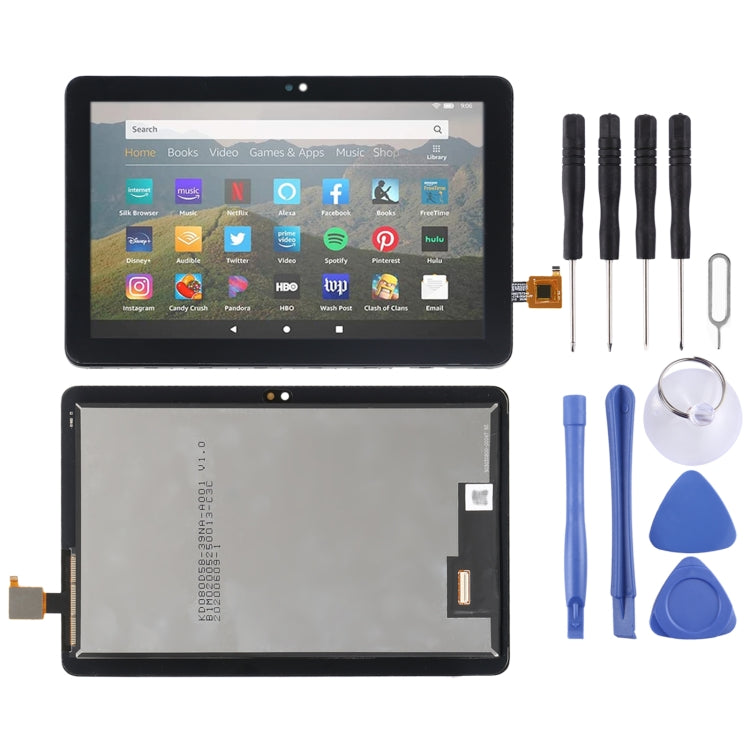 Écran LCD OEM pour Amazon Kindle Fire HD 8 Plus/HD 8 2020/enfants 10e génération avec numériseur, assemblage complet