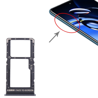 Pour Xiaomi Redmi Note 11SE Plateau de carte SIM + Plateau de carte SIM + Plateau de carte Micro SD