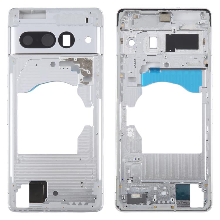 Pour Google Pixel 7, boîtier avant, cadre LCD, plaque de lunette