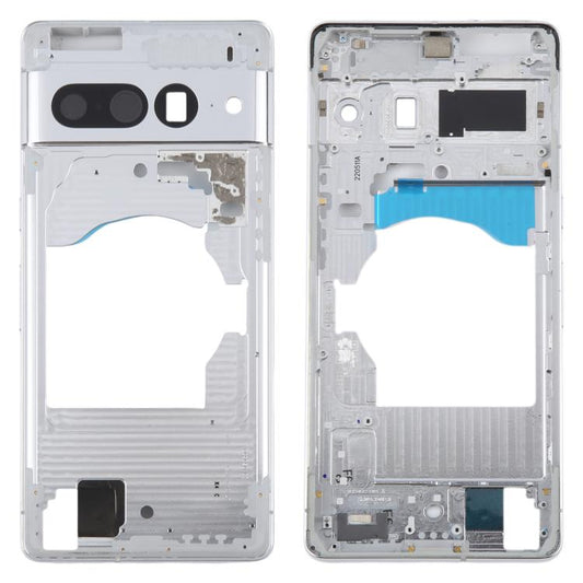 Pour Google Pixel 7, boîtier avant, cadre LCD, plaque de lunette