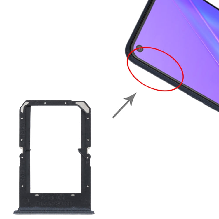 Pour OPPO A72 4G / A92 4G Plateau de carte SIM + Plateau de carte SIM