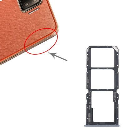 Pour OPPO A73 4G / F17 / A93 4G / A73 5G Plateau de carte SIM + Plateau de carte SIM + Plateau de carte Micro SD