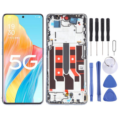 Écran LCD d'origine pour assemblage complet de numériseur OPPO A1 Pro avec cadre