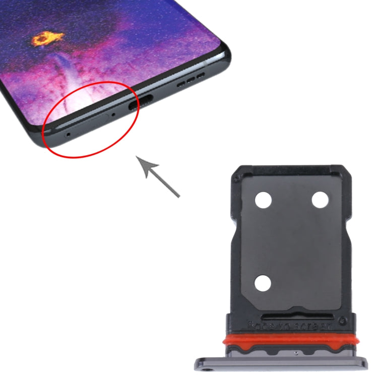 Pour OPPO Find X5 Pro / Find X5 Plateau de carte SIM + Plateau de carte SIM