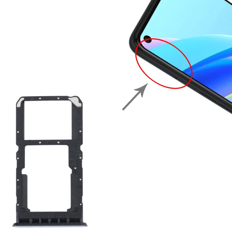 Pour OPPO A96 4G plateau de carte SIM + plateau de carte SIM/Micro SD