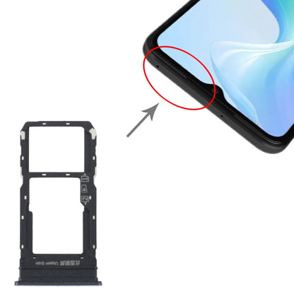 Pour vivo Y33S/Y33T plateau de carte SIM + plateau de carte SIM/Micro SD