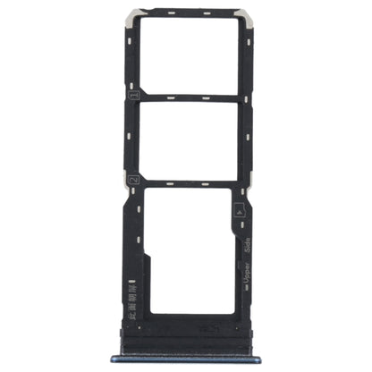 Pour vivo Y21 2021 / Y21S / Y21T / Y21T inde plateau de carte SIM + plateau de carte SIM + plateau de carte Micro SD